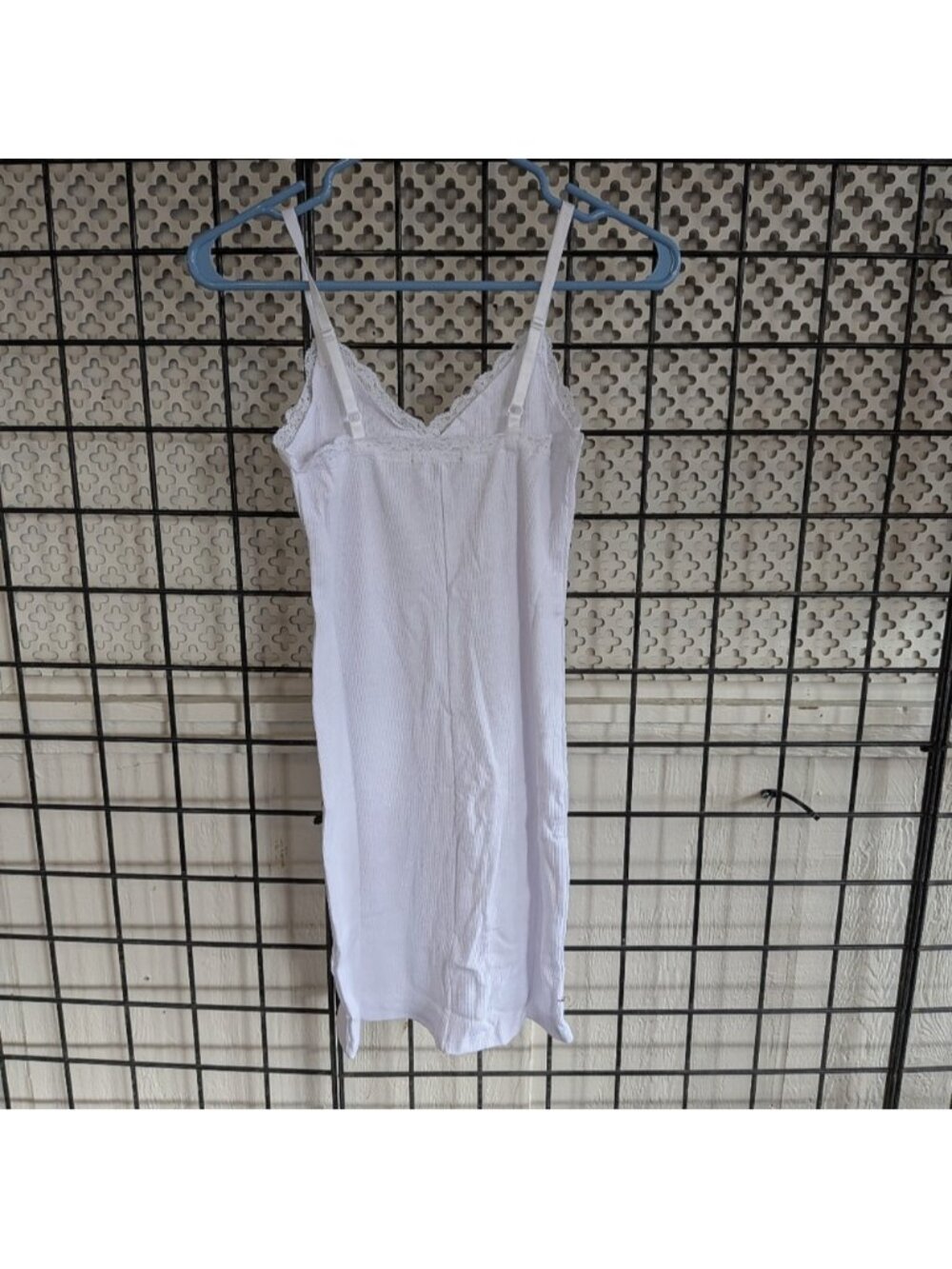 New Women's White Cami Mini Dress - Picture 2 of 2